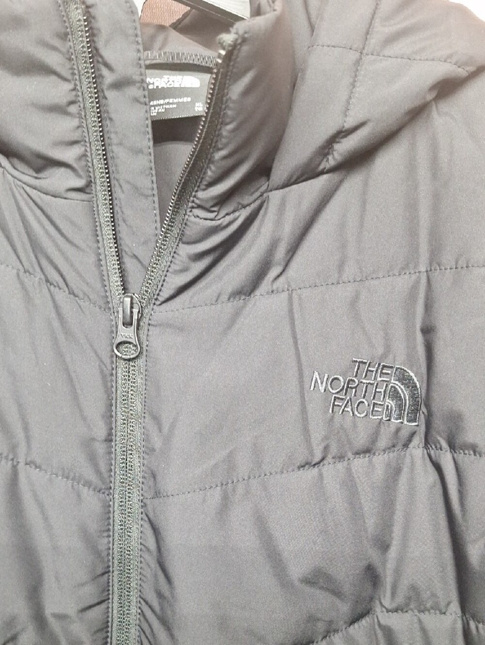 The North Face Women's Black Hooded Quilted Puffer Coat XL NWT - Picture 2 of 10